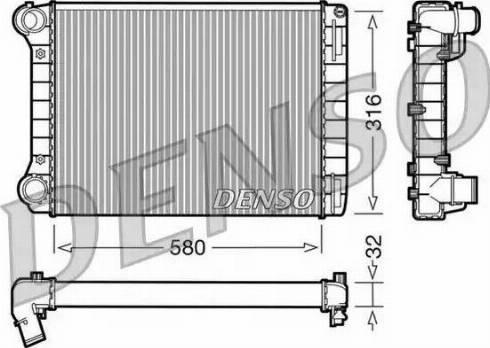 NPS DRM09101 - Radiators, Motora dzesēšanas sistēma autodraugiem.lv