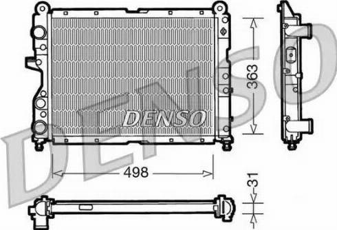 NPS DRM09131 - Radiators, Motora dzesēšanas sistēma autodraugiem.lv