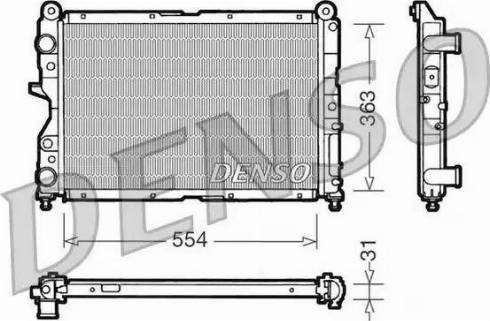 NPS DRM09132 - Radiators, Motora dzesēšanas sistēma autodraugiem.lv