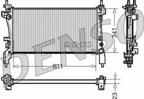 NPS DRM09172 - Radiators, Motora dzesēšanas sistēma autodraugiem.lv