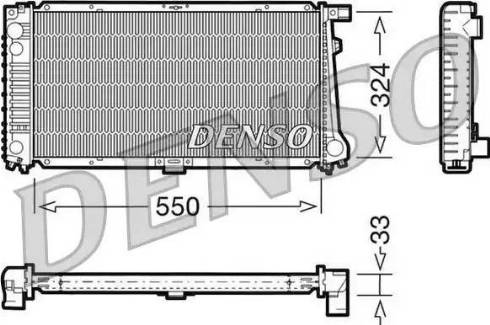 NPS DRM05058 - Radiators, Motora dzesēšanas sistēma autodraugiem.lv