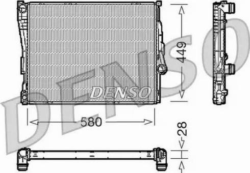 NPS DRM05069 - Radiators, Motora dzesēšanas sistēma autodraugiem.lv