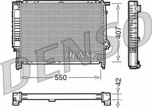 NPS DRM05039 - Radiators, Motora dzesēšanas sistēma autodraugiem.lv