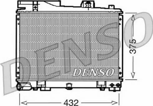 NPS DRM05034 - Radiators, Motora dzesēšanas sistēma autodraugiem.lv