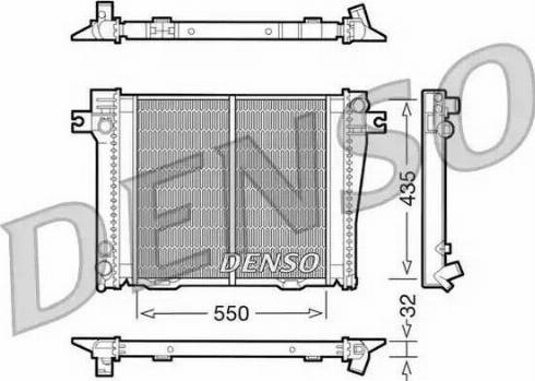 NPS DRM05036 - Radiators, Motora dzesēšanas sistēma autodraugiem.lv