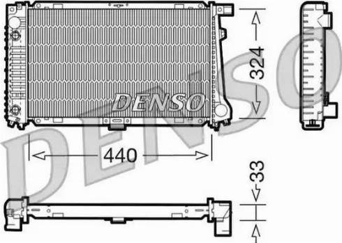 NPS DRM05033 - Radiators, Motora dzesēšanas sistēma autodraugiem.lv