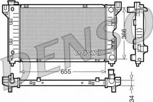 NPS DRM06010 - Radiators, Motora dzesēšanas sistēma autodraugiem.lv