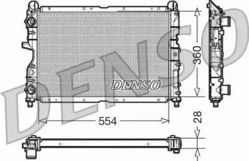 NPS DRM01003 - Radiators, Motora dzesēšanas sistēma autodraugiem.lv