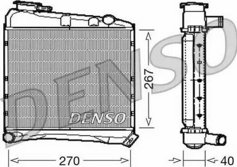 NPS DRM03020 - Radiators, Motora dzesēšanas sistēma autodraugiem.lv