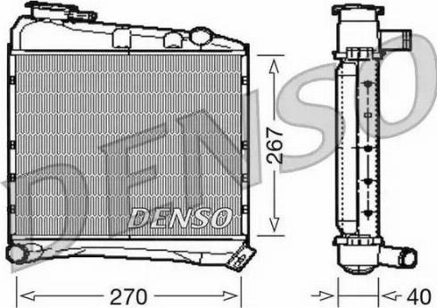 NPS DRM03020 - Radiators, Motora dzesēšanas sistēma autodraugiem.lv