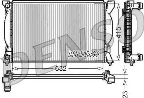 NPS DRM02035 - Radiators, Motora dzesēšanas sistēma autodraugiem.lv