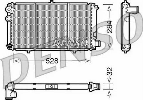 NPS DRM07001 - Radiators, Motora dzesēšanas sistēma autodraugiem.lv