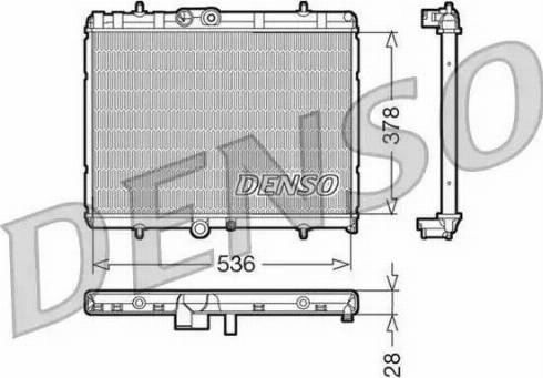 NPS DRM07015 - Radiators, Motora dzesēšanas sistēma autodraugiem.lv