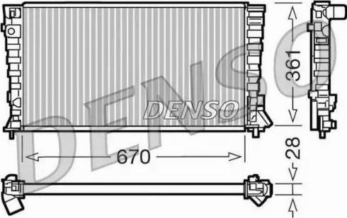 NPS DRM07020 - Radiators, Motora dzesēšanas sistēma autodraugiem.lv