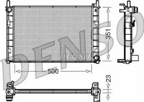 NPS DRM10045 - Radiators, Motora dzesēšanas sistēma autodraugiem.lv