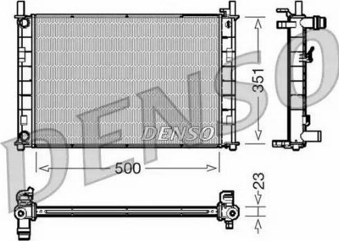 NPS DRM10046 - Radiators, Motora dzesēšanas sistēma autodraugiem.lv