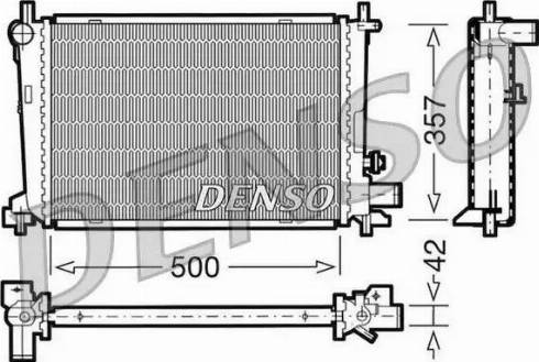 NPS DRM10040 - Radiators, Motora dzesēšanas sistēma autodraugiem.lv