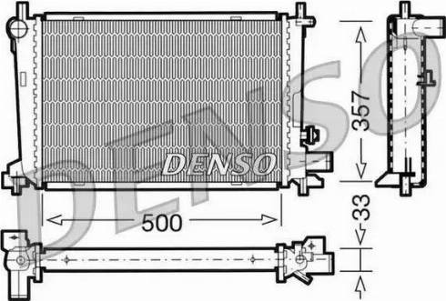 NPS DRM10039 - Radiators, Motora dzesēšanas sistēma autodraugiem.lv