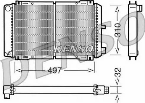 NPS DRM10031 - Radiators, Motora dzesēšanas sistēma autodraugiem.lv