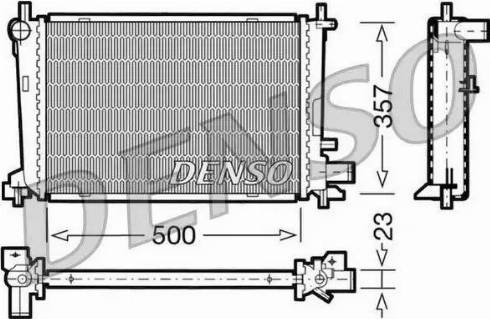 NPS DRM10038 - Radiators, Motora dzesēšanas sistēma autodraugiem.lv