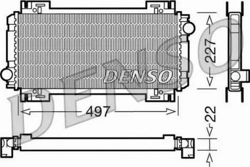 NPS DRM10032 - Radiators, Motora dzesēšanas sistēma autodraugiem.lv