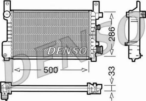 NPS DRM10037 - Radiators, Motora dzesēšanas sistēma autodraugiem.lv