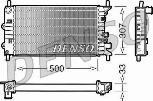 NPS DRM10024 - Radiators, Motora dzesēšanas sistēma autodraugiem.lv