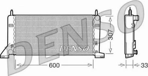 NPS DRM10021 - Radiators, Motora dzesēšanas sistēma autodraugiem.lv