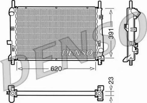 NPS DRM10070 - Radiators, Motora dzesēšanas sistēma autodraugiem.lv