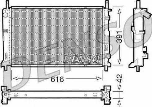 NPS DRM10071 - Radiators, Motora dzesēšanas sistēma autodraugiem.lv