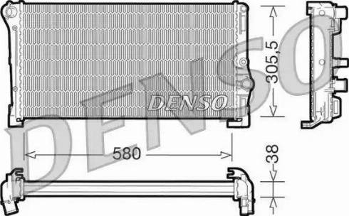 NPS DRM13010 - Radiators, Motora dzesēšanas sistēma autodraugiem.lv