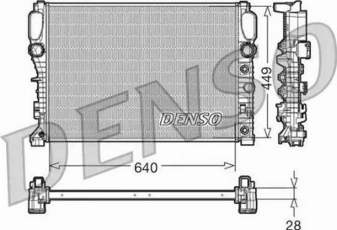 NPS DRM17091 - Radiators, Motora dzesēšanas sistēma autodraugiem.lv