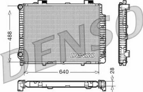 NPS DRM17041 - Radiators, Motora dzesēšanas sistēma autodraugiem.lv