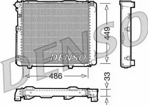 NPS DRM17068 - Radiators, Motora dzesēšanas sistēma autodraugiem.lv