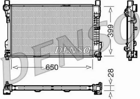 NPS DRM17080 - Radiators, Motora dzesēšanas sistēma autodraugiem.lv