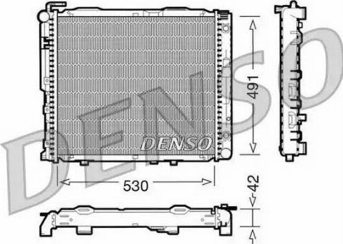 NPS DRM17037 - Radiators, Motora dzesēšanas sistēma autodraugiem.lv