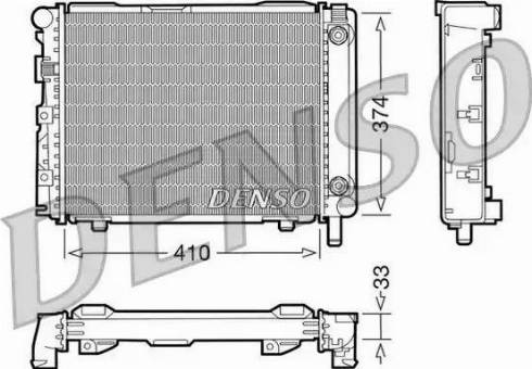 NPS DRM17029 - Radiators, Motora dzesēšanas sistēma autodraugiem.lv