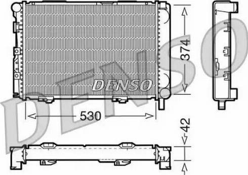 NPS DRM17025 - Radiators, Motora dzesēšanas sistēma autodraugiem.lv