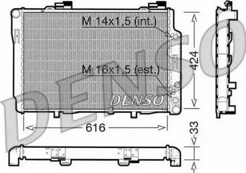 NPS DRM17071 - Radiators, Motora dzesēšanas sistēma autodraugiem.lv