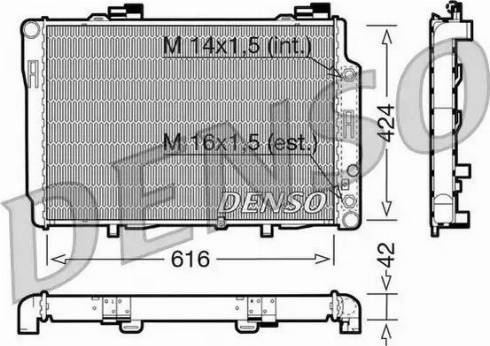 NPS DRM17073 - Radiators, Motora dzesēšanas sistēma autodraugiem.lv