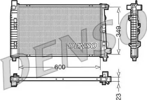 NPS DRM17100 - Radiators, Motora dzesēšanas sistēma autodraugiem.lv