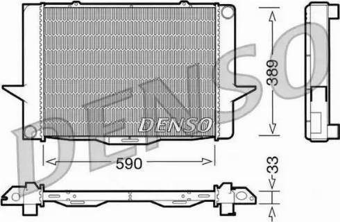 NPS DRM33040 - Radiators, Motora dzesēšanas sistēma autodraugiem.lv