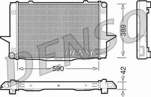 NPS DRM33043 - Radiators, Motora dzesēšanas sistēma autodraugiem.lv