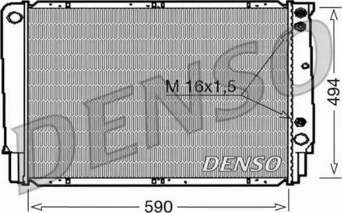 NPS DRM33053 - Radiators, Motora dzesēšanas sistēma autodraugiem.lv