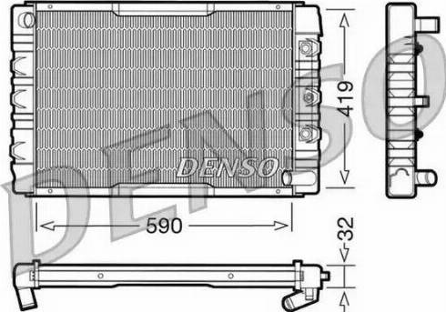 NPS DRM33034 - Radiators, Motora dzesēšanas sistēma autodraugiem.lv