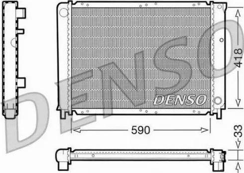NPS DRM33031 - Radiators, Motora dzesēšanas sistēma autodraugiem.lv