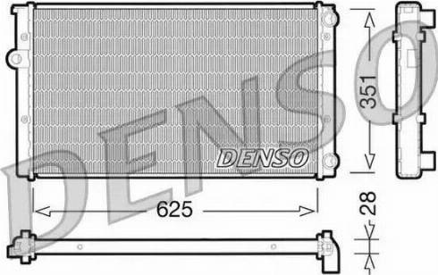 NPS DRM32009 - Radiators, Motora dzesēšanas sistēma autodraugiem.lv