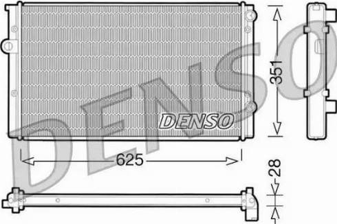 NPS DRM32008 - Radiators, Motora dzesēšanas sistēma autodraugiem.lv
