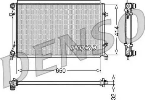 NPS DRM32016 - Radiators, Motora dzesēšanas sistēma autodraugiem.lv