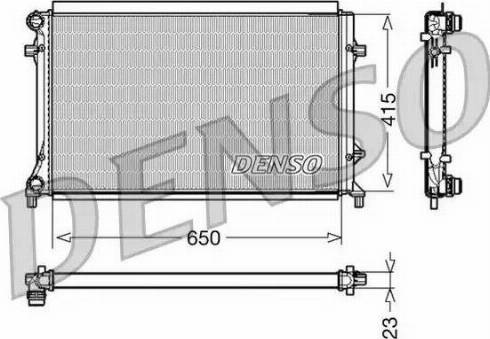 NPS DRM32018 - Radiators, Motora dzesēšanas sistēma autodraugiem.lv